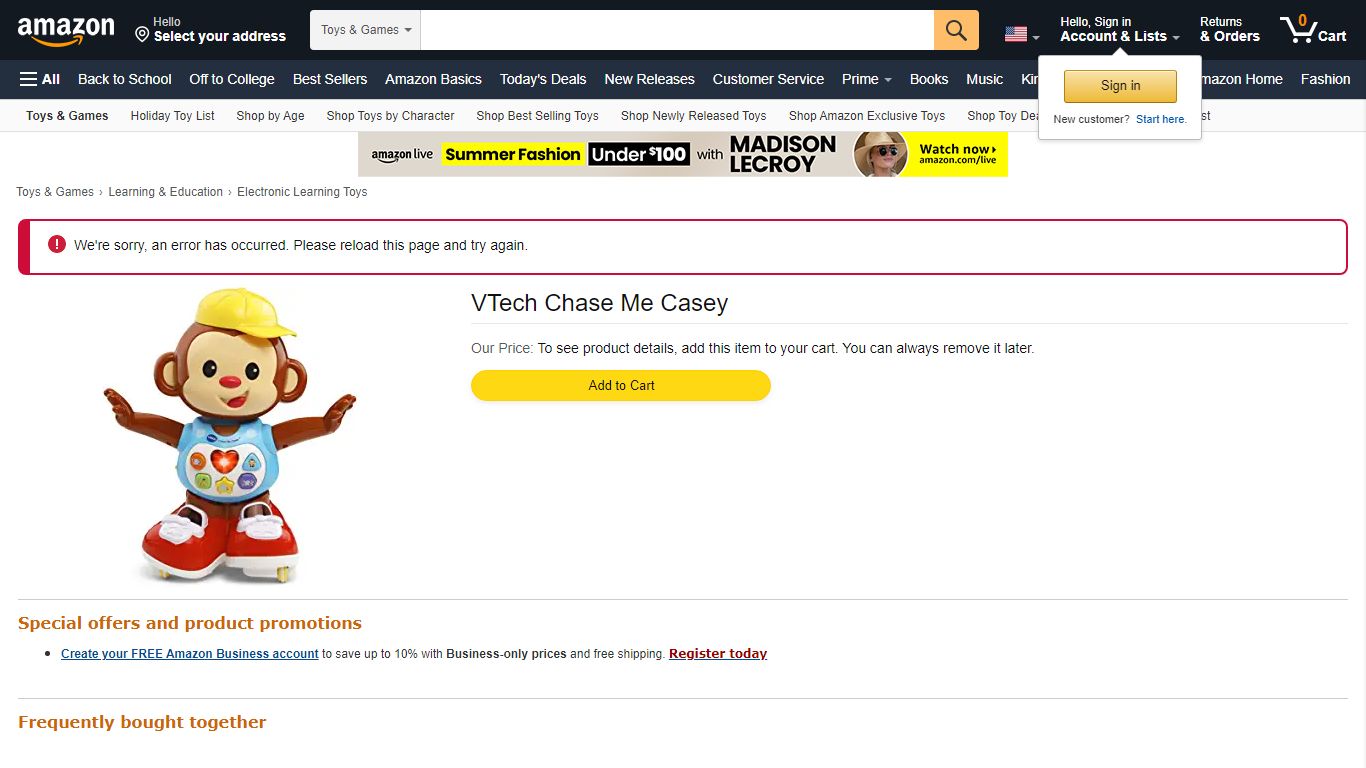 Amazon.com: VTech Chase Me Casey : Toys & Games